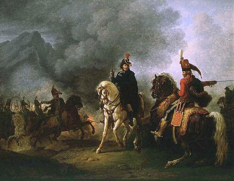 carle vernet A General with his Aide de Camp china oil painting image